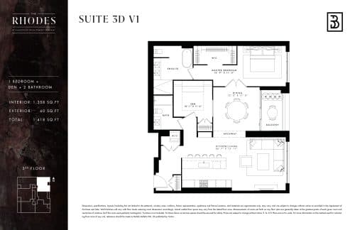 Suite 3D V1 floor plan