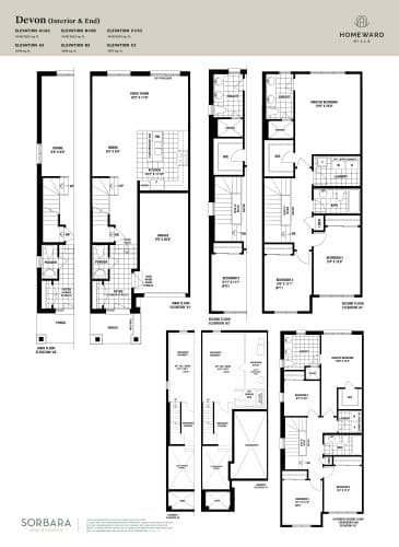 Devon (Interior & End) floor plan