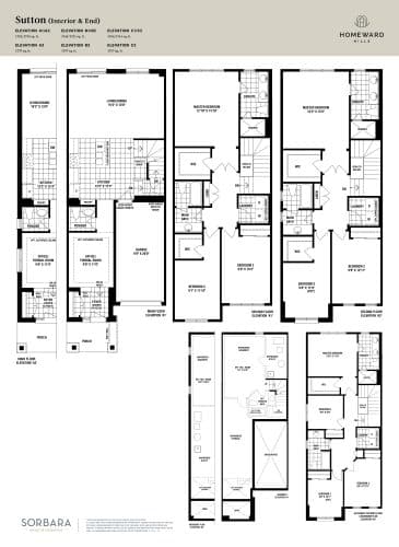 Sutton (Interior & End) floor plan