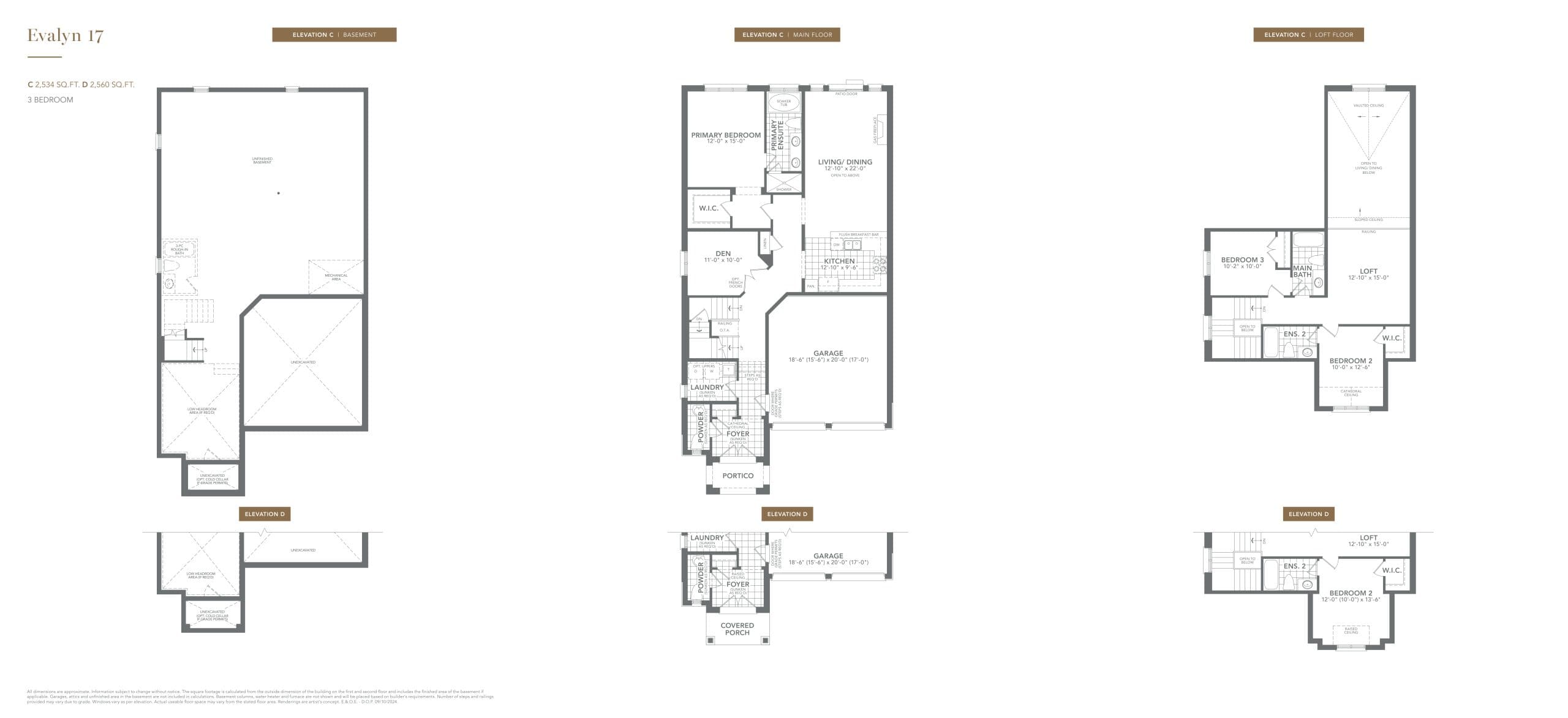 Evalyn 17 Floor Plan at Eversley Estates - 2560 sq.ft