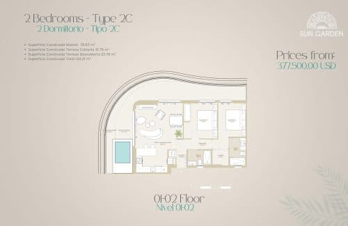 Type 2C floor plan