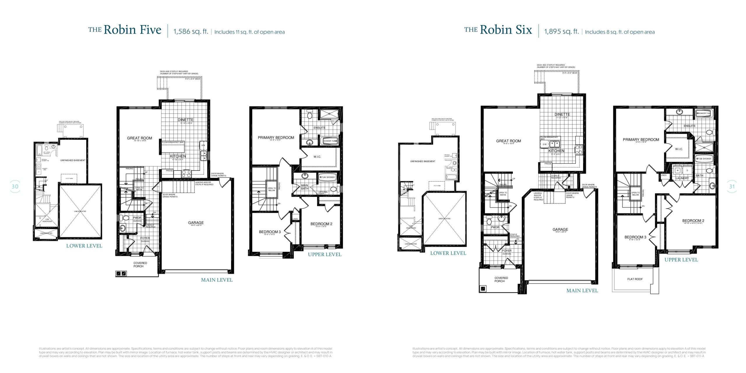 The Robin Five Floor Plan at Serenity Bay Homes - 1586 sq.ft