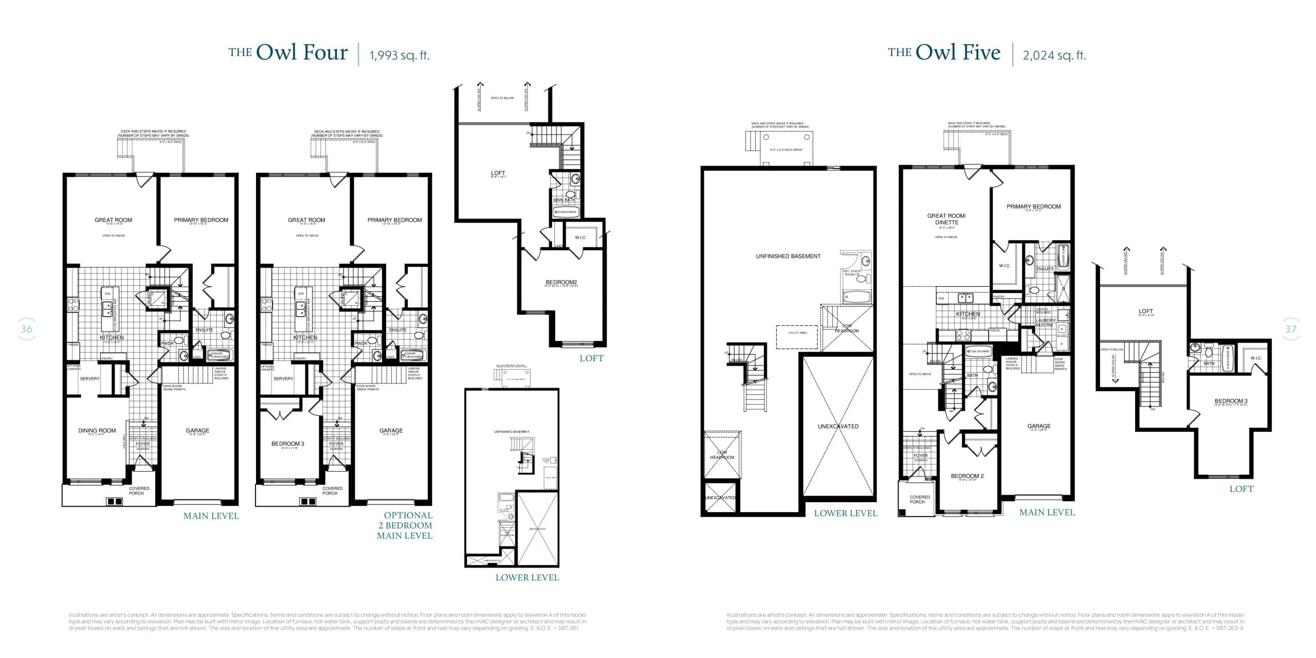 The Owl Four Floor Plan at Serenity Bay Homes - 1993 sq.ft